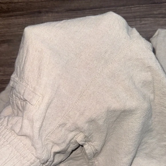 Old Navy Linen Taper Tan Pants-Small - Picture 8 of 8